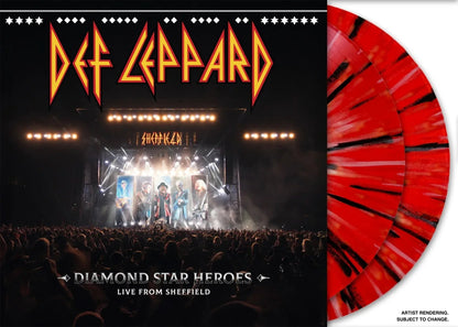 Def Leppard - Diamond Star Heroes: Live From Sheffield (180 Gram Multicolor Splatter 2 LP) (Half-Speed) - Joco Records