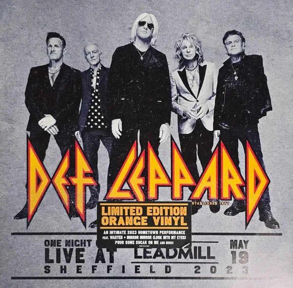 Def Leppard - One Night Only: Live At The Leadmill 2023 (Limited Edition, Orange Colored Vinyl) (2 Lp's)