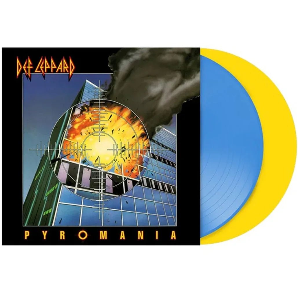 Def Leppard - Pyromania: 40th Anniversary Edition (Limited Edition, Blue & Yellow Vinyl) (2 LP) - Joco Records