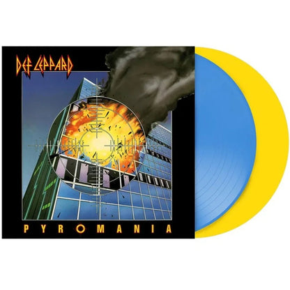 Def Leppard - Pyromania: 40th Anniversary Edition (Limited Edition, Blue & Yellow Vinyl) (2 LP) - Joco Records