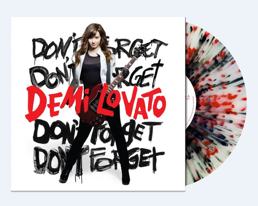 Demi Lovato - Don't Forget (Limited Edition, Clear w/ Red & Black Splatter Vinyl) (LP) - Joco Records