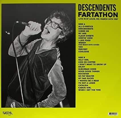 Descendents - Fartathon: Live In St Louis, Mo, March 24th 1987 Us Tv Broadcast (LP) - Joco Records