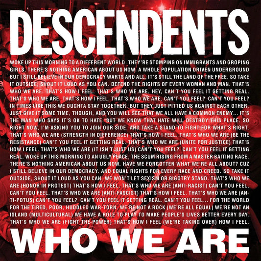 Descendents - Who We Are (Red Vinyl) (7-Inch Single) - Joco Records
