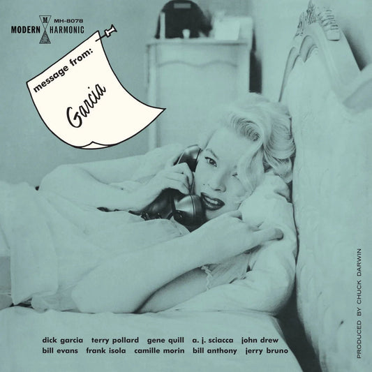 Dick Garcia - A Message From Dick Garcia (Light Blue Translucent Vinyl) (Vinyl) - Joco Records