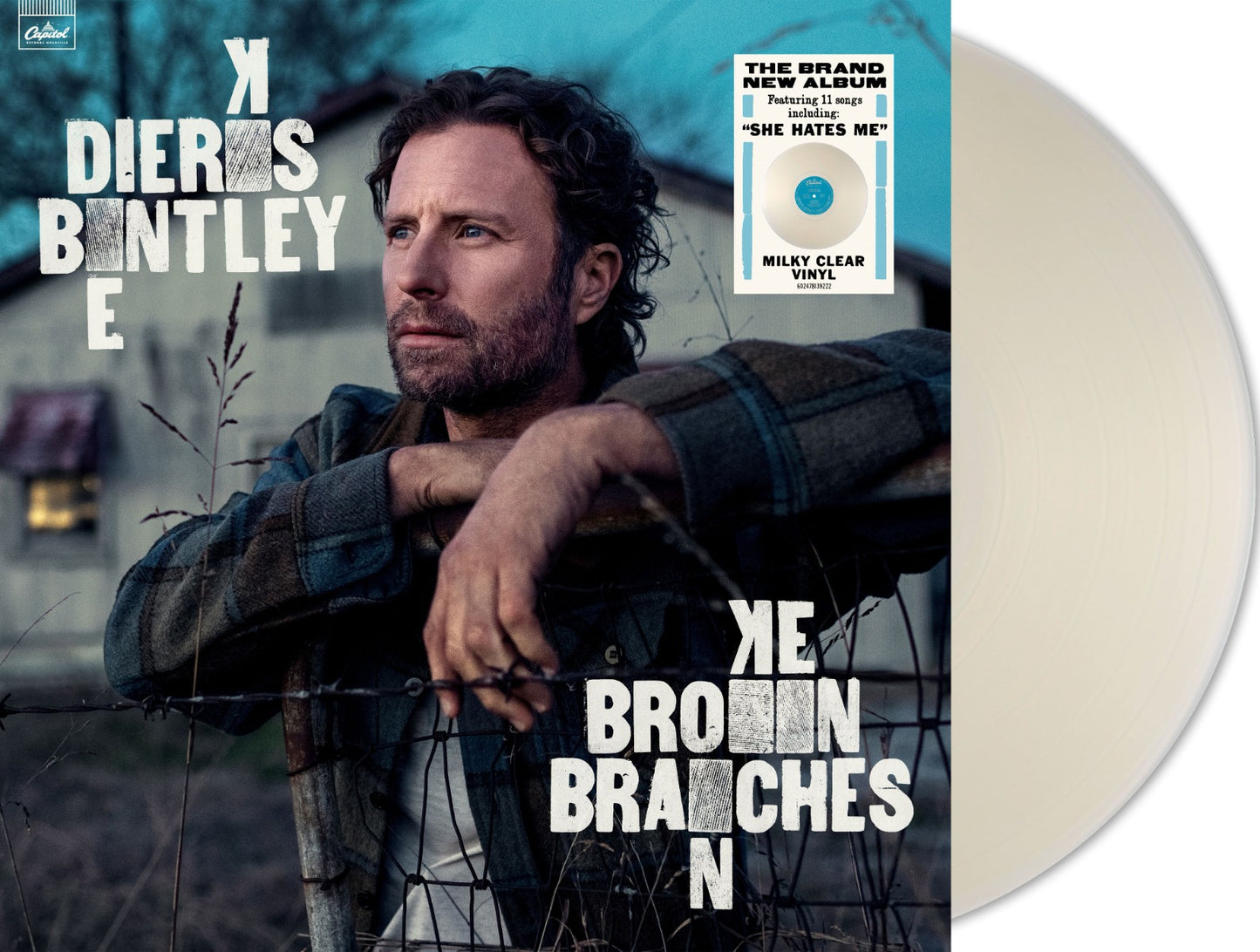 Dierks Bentley - Broken Branches (Indie Exclusive Milky Clear Vinyl)