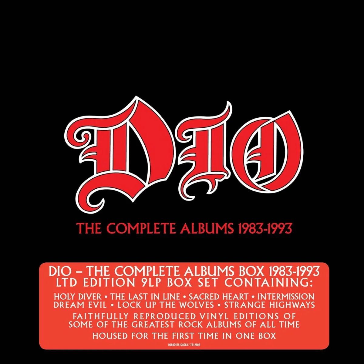 Dio - Complete Albums 1983-1993 (Limited Edition Import, Boxset) (9 LP) - Joco Records