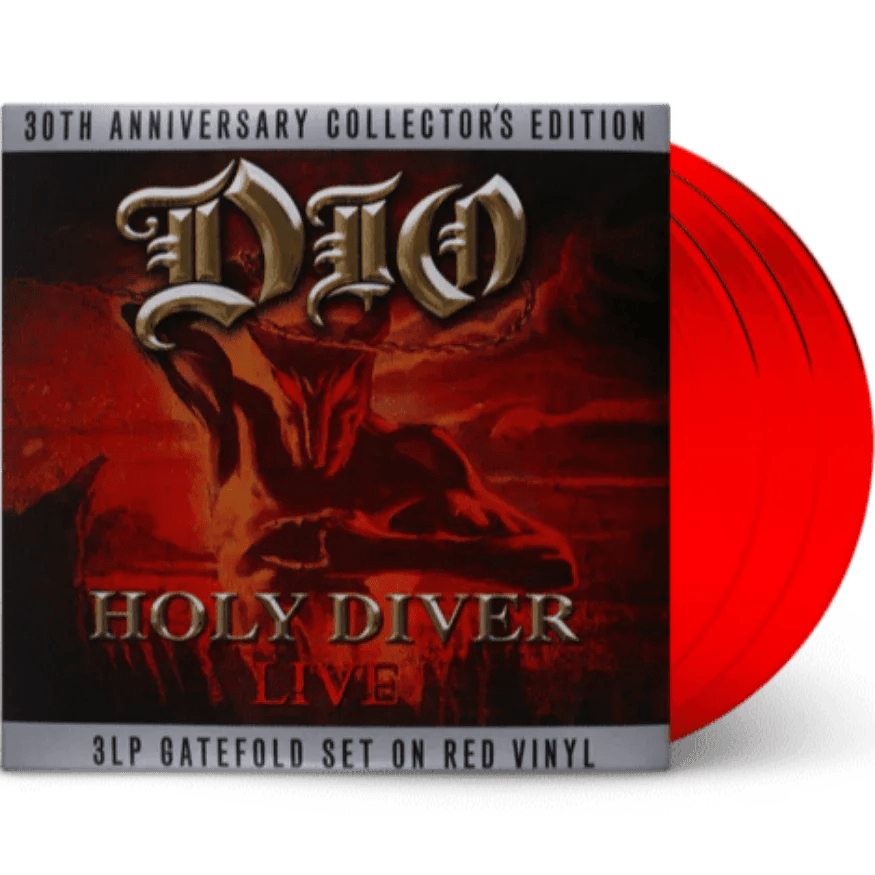 Dio - Holy Diver: Live (Limited Edition, Red Vinyl) (3 LP) - Joco Records