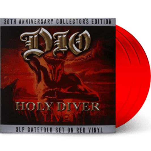 Dio - Holy Diver: Live (Limited Edition, Red Vinyl) (3 LP) - Joco Records