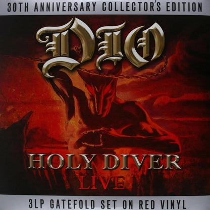 Dio - Holy Diver: Live (Limited Edition, Red Vinyl) (3 LP) - Joco Records