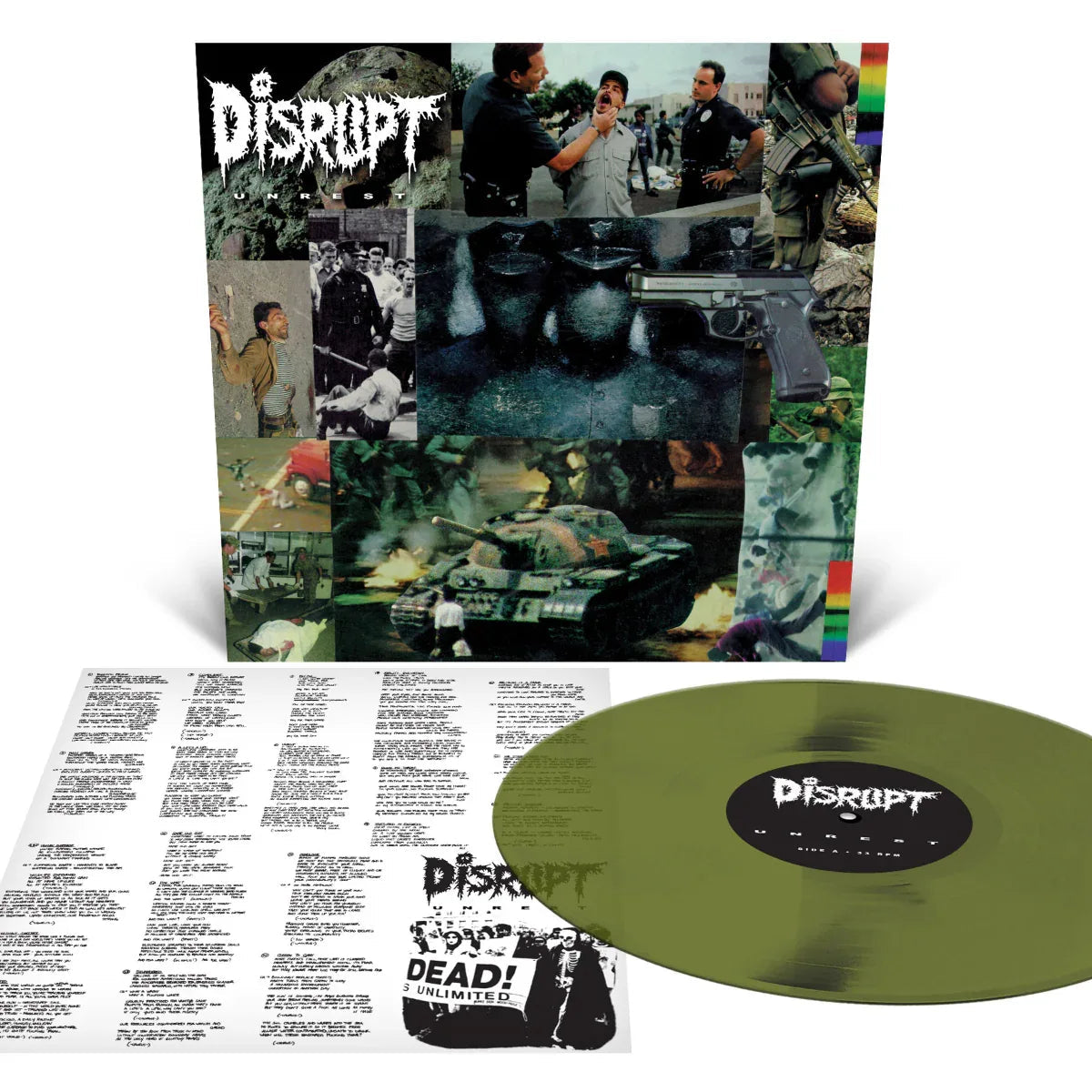 Disrupt - Unrest (Limited Edition, Swamp Green Vinyl) (LP) - Joco Records