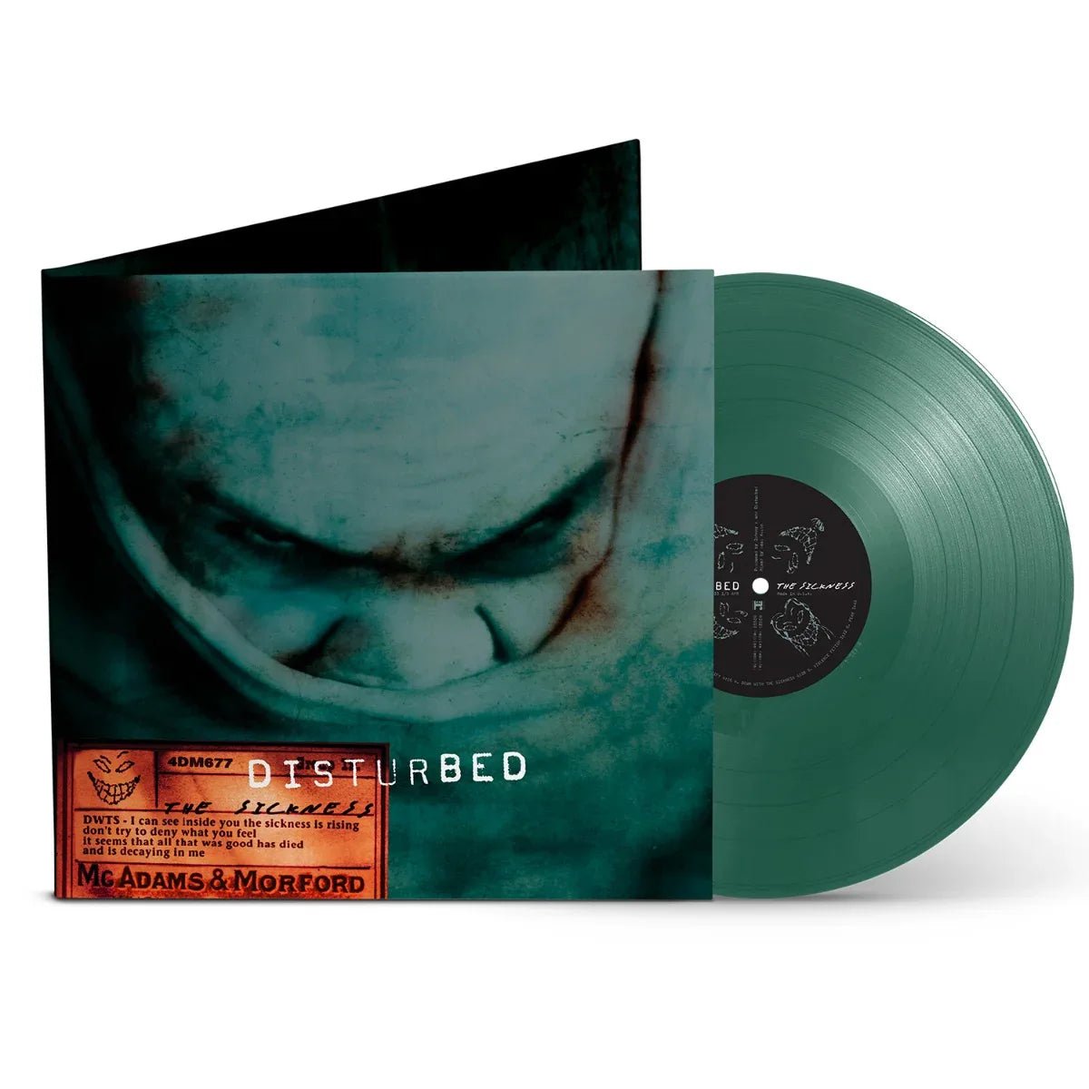 Disturbed - The Sickness (25th Anniversary Edition, Green Vinyl) (LP) - Joco Records