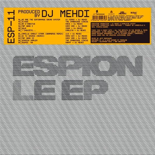Dj Mehdi - Espion Ep (Limited Edition, Orange Vinyl) - Joco Records
