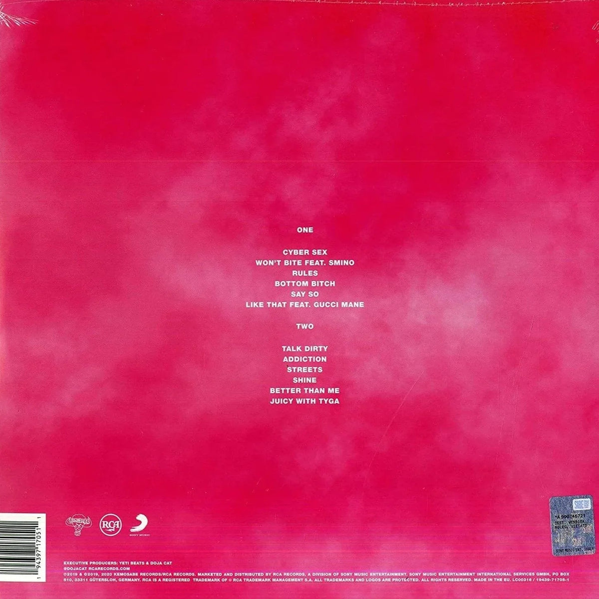 Doja Cat - Hot Pink (Limited Edition, Pink Vinyl) (LP) - Joco Records