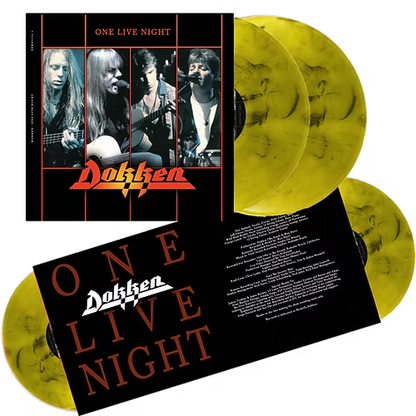 Dokken - One Live Night (Limited Edition, Yellow Smoke Colored Vinyl) (2 Lp's)