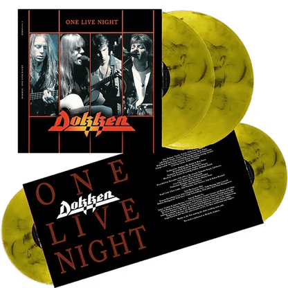 Dokken - One Live Night (Limited Edition, Yellow Smoke Vinyl) (2 LP) - Joco Records