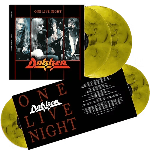 Dokken - One Live Night (Limited Edition, Yellow Smoke Vinyl) (2 LP) - Joco Records