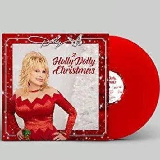 Dolly Parton - A Holly Dolly Christmas (Limited Edition, Opaque Red Vinyl) (LP) - Joco Records