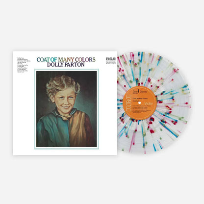 Dolly Parton - Coat Of Many Colors (Limited Edition, Rainbow Splatter Vinyl) (LP) - Joco Records