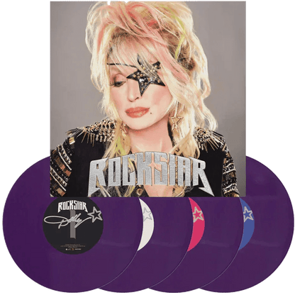 Dolly Parton - Rockstar (Indie Exclusive, Purple Color Vinyl, Alternate Cover) (4 LP) - Joco Records