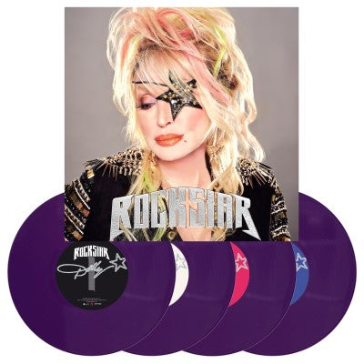 Dolly Parton - Rockstar (Indie Exclusive, Purple Color Vinyl, Alternate Cover) (4 LP) - Joco Records
