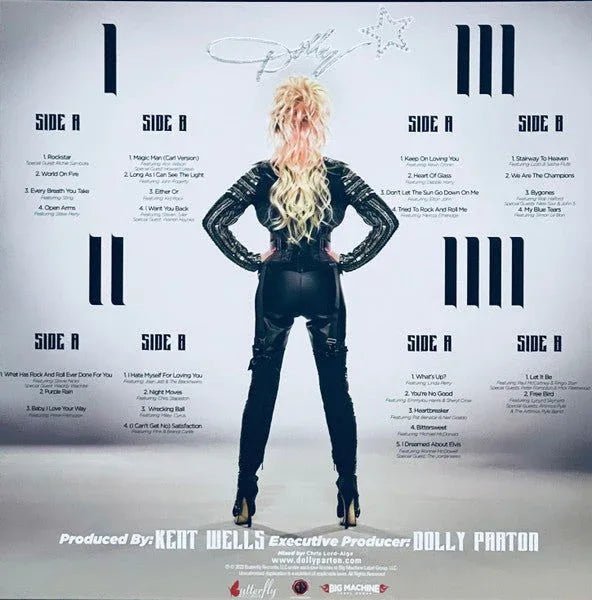 Dolly Parton - Rockstar (Limited Edition, Blue Vinyl Set) (4 LP) - Joco Records