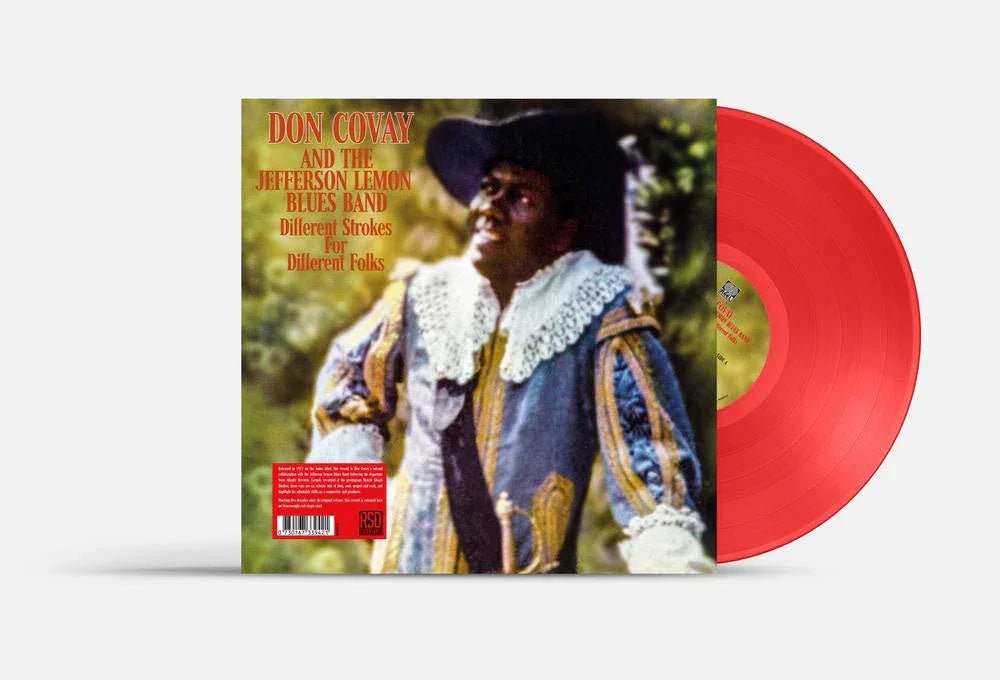 Don Covay & The Jefferson Lemon Blues Band - Different Strokes For Different Folks (Limited Edition, Red Vinyl) (LP) - Joco Records