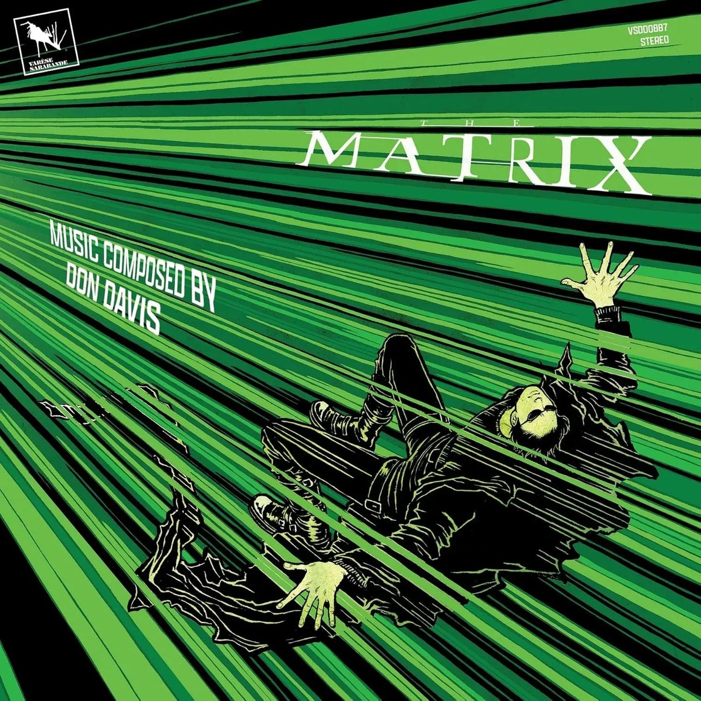 Don Davis - The Matrix (Original Motion Picture Score) (25th Anniversary Edition) (Cyber Swirl Green Vinyl) (LP) - Joco Records