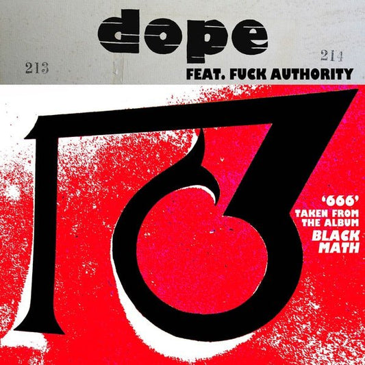 Dope Feat. Fuck Authority - 666 / 1381 (10 - Inch Vinyl) - Joco Records
