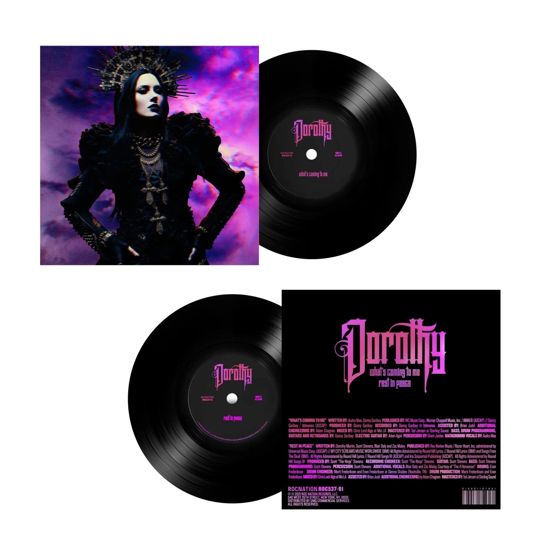 Dorothy - What's Coming To Me/Rest In Peace (7-Inch Single) - Joco Records