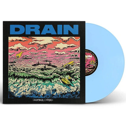 Drain - California Cursed (Limited Edition, Baby Blue Vinyl) (LP) - Joco Records