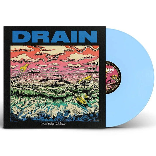 Drain - California Cursed (Limited Edition, Baby Blue Vinyl) (LP) - Joco Records