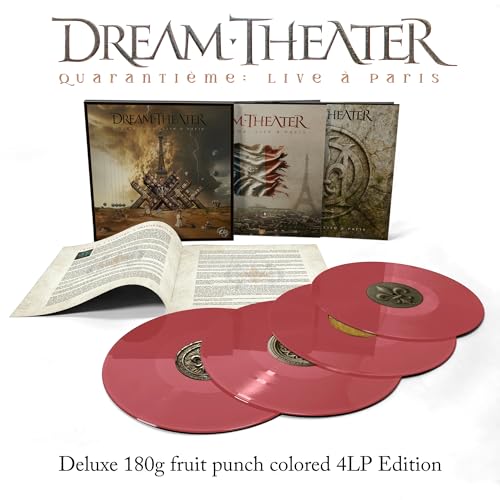 Dream Theater - Quarantieme: Live A Paris (Deluxe Fruit Punch Color 4 LP)