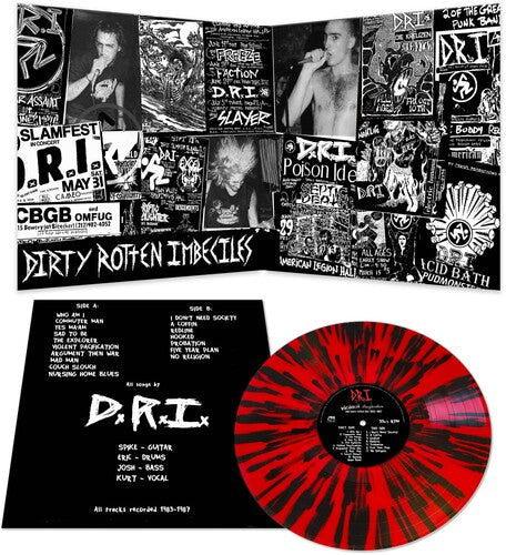 D.R.I. - Violent Pacification & More Rotten Hits 1983-1987 (Red Vinyl, Splatter Vinyl) (LP) - Joco Records