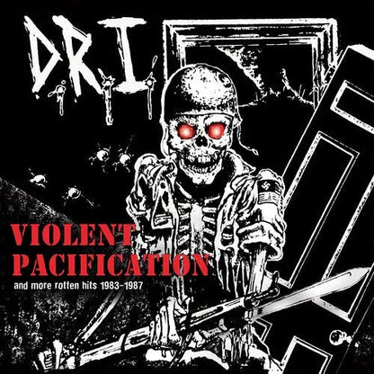 D.R.I. - Violent Pacification & More Rotten Hits 1983-1987 (Red Vinyl, Splatter Vinyl) (LP) - Joco Records