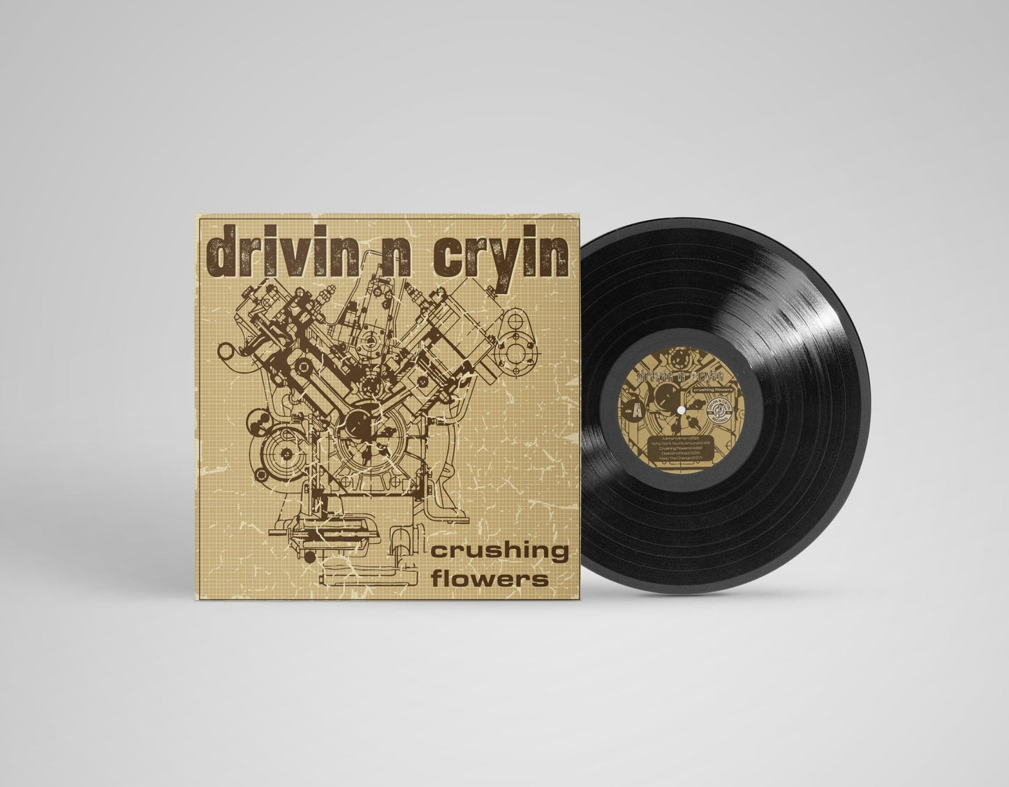 Drivin N Cryin - Crushing Flowers (Black Vinyl) (LP) - Joco Records