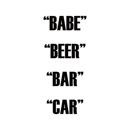 DUAL ACTION - Babe Beer Bar Car