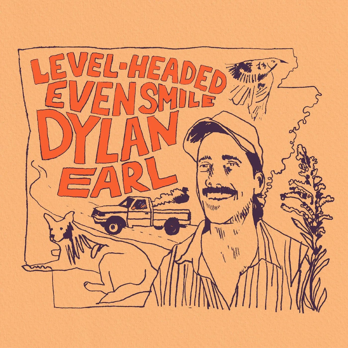 Dylan Earl - Level-Headed Even Smile (Indie Exclusive, Turquoise Vinyl) - Joco Records