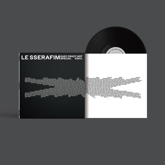 Le Sserafim - Easy-Crazy-Hot' Special Vinyl (Indie Exclusive, Carbon Black) (LP)