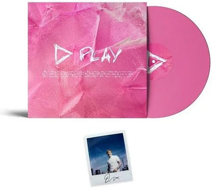 Ed Sheeran - Play (Pink Vinyl w/ Signed Polaroid) (Indie Exclusive, Photo / Photo Card, Gatefold Jacket) - Joco Records