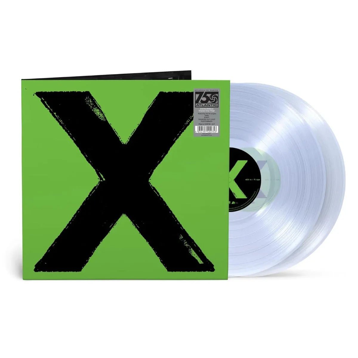 Ed Sheeran - X (Clear Vinyl, 45 RPM) ( 2 LP) (12-Inch Vinyl) - Joco Records