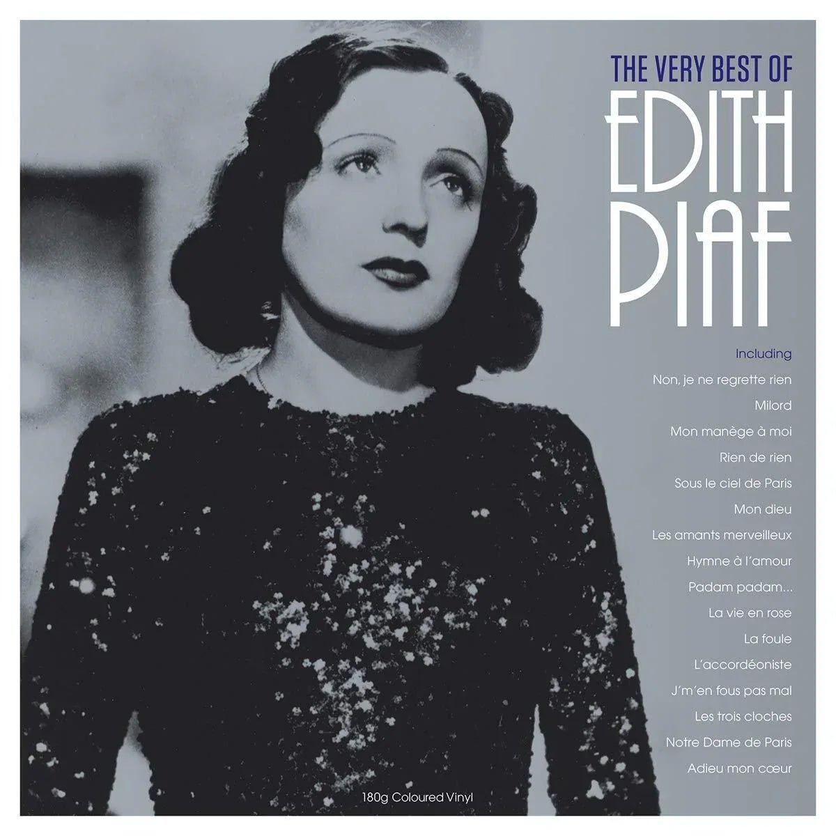 Edith Piaf - The Very Best Of (Limited Import, 180 Gram, Clear Vinyl) (LP) - Joco Records