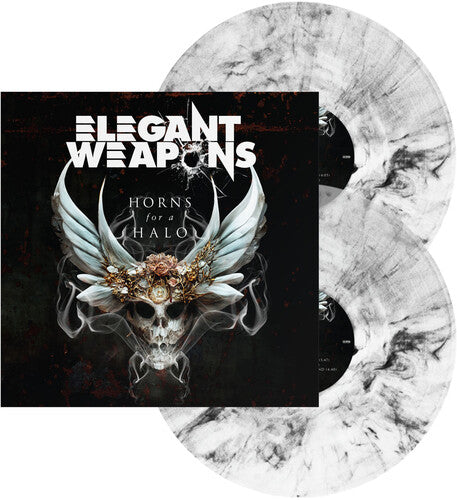 Elegant Weapons - Horns for a Halo (Black Marble Color Vinyl, Gatefold LP Jacket) (2 LP) - Joco Records