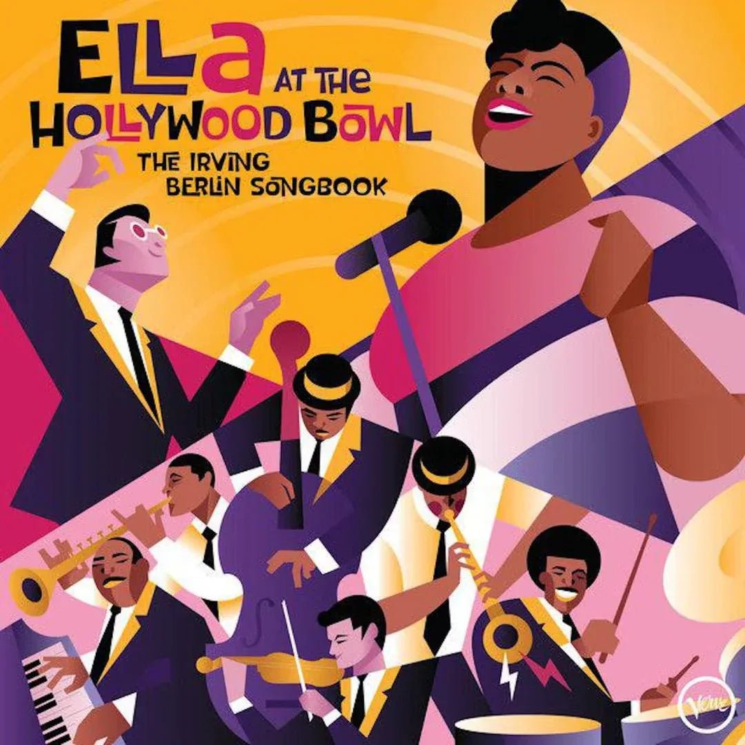 Ella Fitzgerald - Ella At The Hollywood Bowl: The Irving Berlin Songbook (1958) (Gold Vinyl) (Import) (LP) - Joco Records