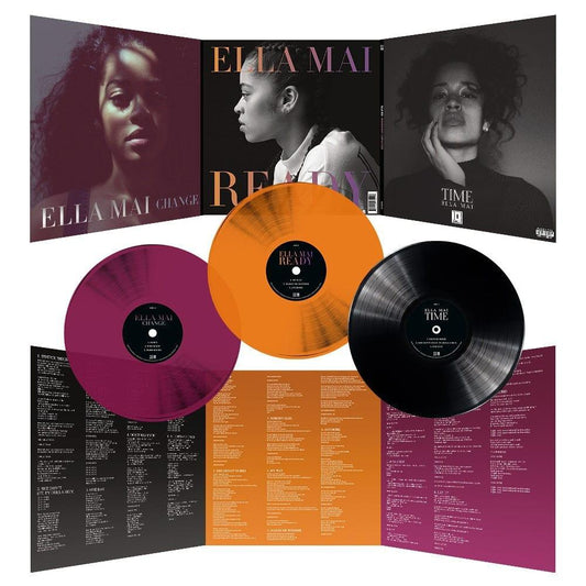 Ella Mai - Time Change Ready - Anniversay Vinyl (Black LP/Violet LP/Orange LP) (3 LP) - Joco Records