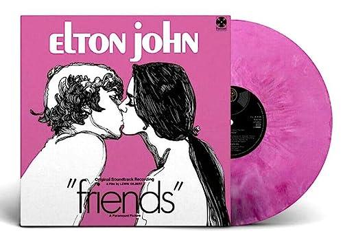 Elton John - Friends (Original Soundtrack Recording) (Marbled Pink Vinyl) (LP) - Joco Records