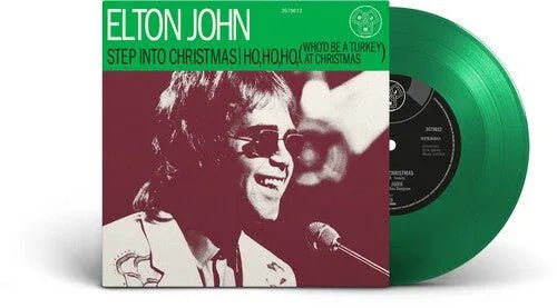 Elton John - Step Into Christmas (Transparent Green 7" Single) (LP) - Joco Records