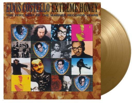Elvis Costello - Extreme Honey: The Very Best Of The Warner Records Years (Limited Edition, 180 Gram Vinyl, Color Vinyl, Gold) (Import) (2 LP) - Joco Records
