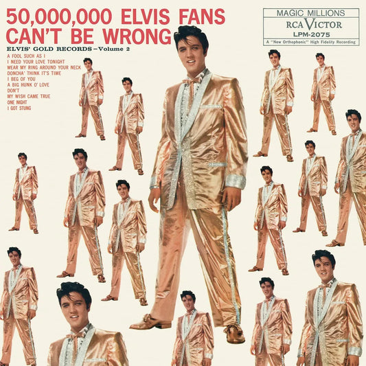 Elvis Presley - 50,000,000 Elvis Fans Can't Be Wrong: Elvis' Gold Records, Volume 2 (LP) - Joco Records