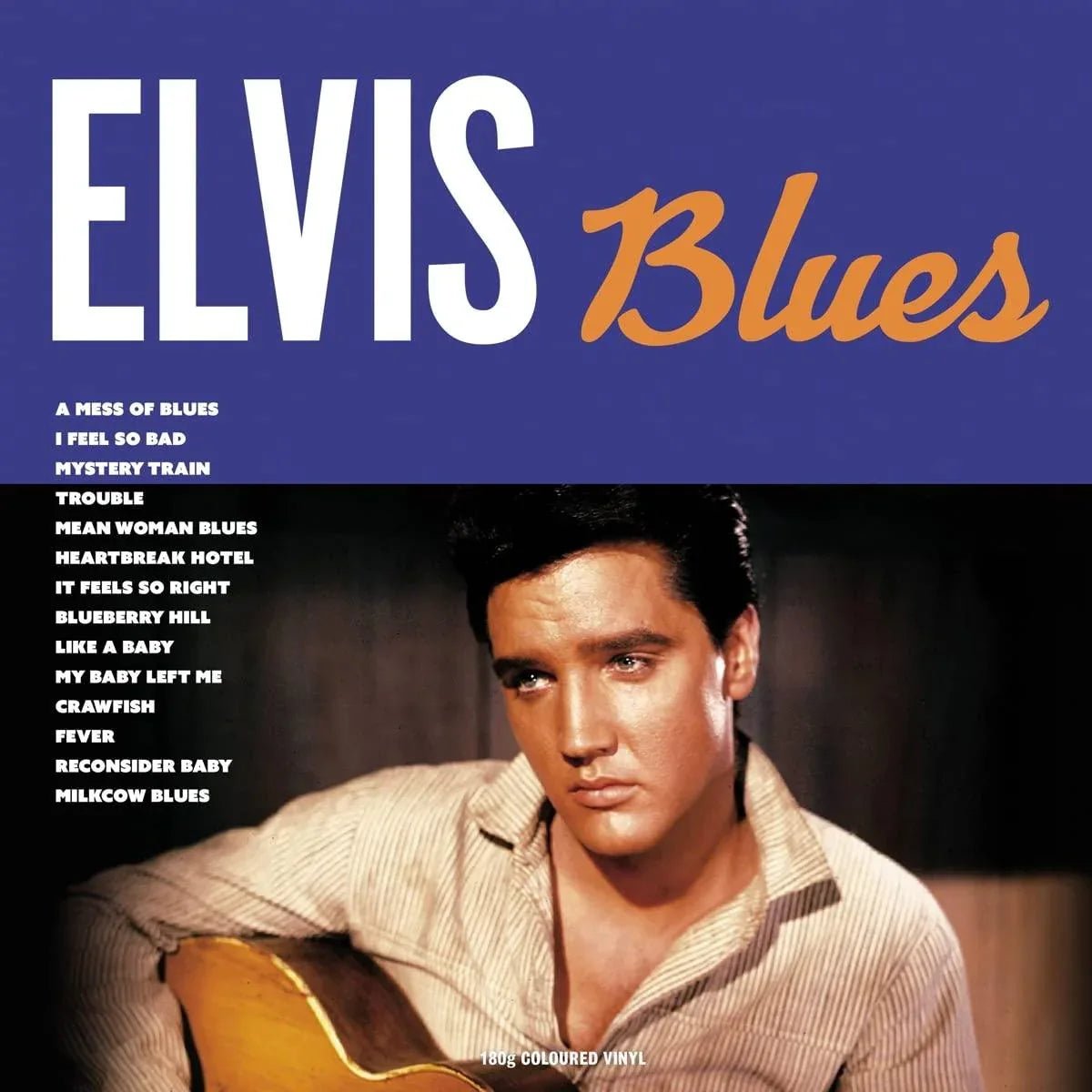 Elvis Presley - Elvis Blues (Limited Edition, 180 Gram, Blue Vinyl) (LP) - Joco Records