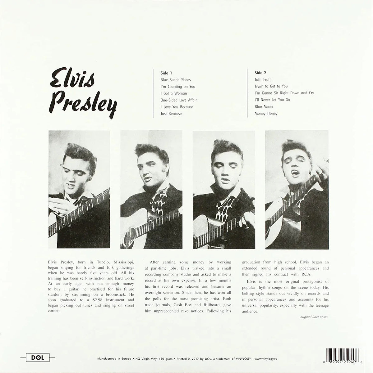 Elvis Presley - Elvis Presley (Import, Gatefold, 180 Gram) (LP) - Joco Records